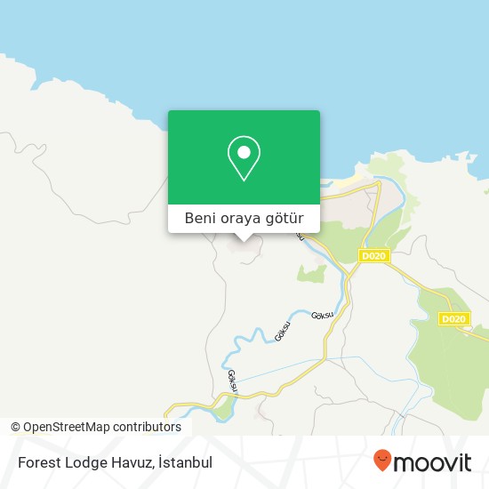 Forest Lodge Havuz harita