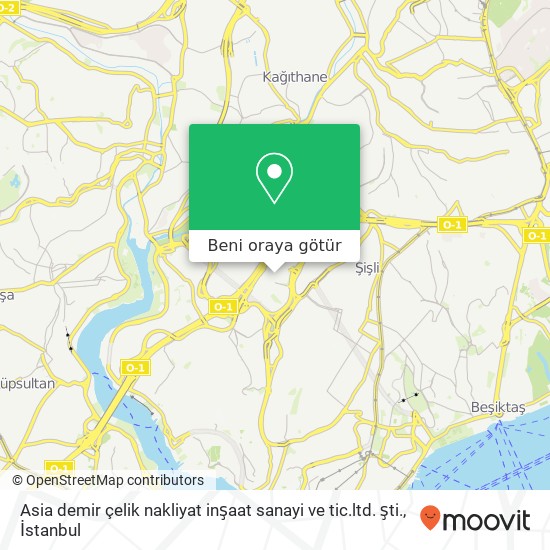 Asia demir çelik nakliyat inşaat sanayi ve tic.ltd. şti. harita