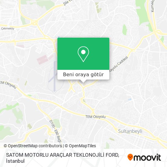 SATOM MOTORLU ARAÇLAR TEKLONOJİLİ FORD harita