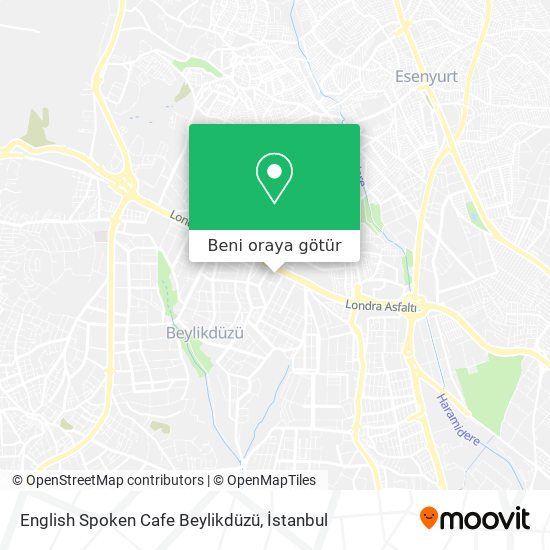 English Spoken Cafe Beylikdüzü harita