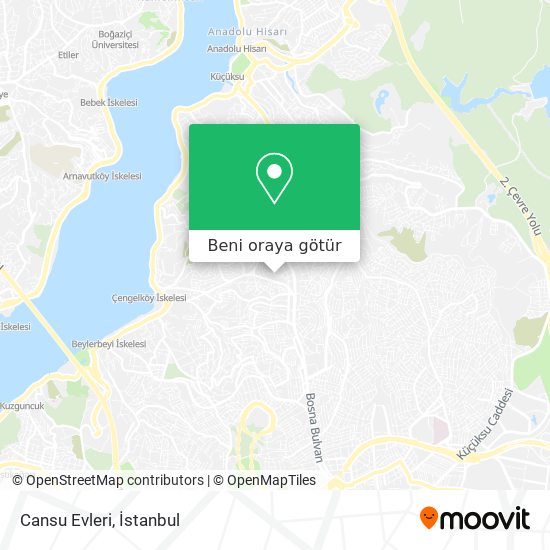 Cansu Evleri harita