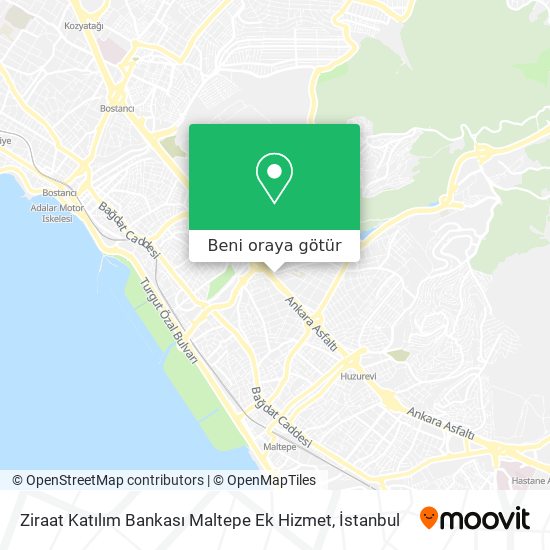 Ziraat Katılım Bankası Maltepe Ek Hizmet harita
