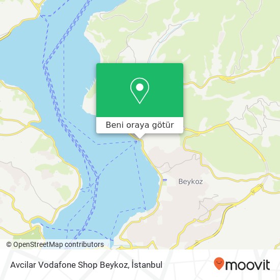 Avcilar Vodafone Shop Beykoz harita