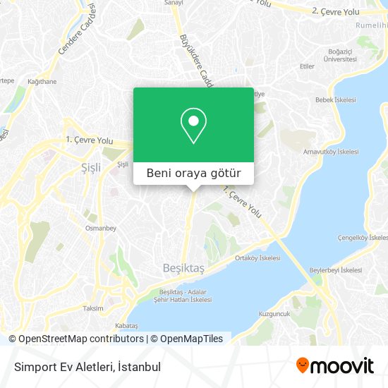 Simport Ev Aletleri harita