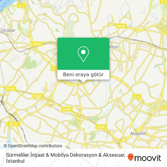 Sürmeliler İnşaat & Mobilya Dekorasyon & Aksesuar harita