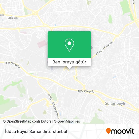 İddaa Bayisi Samandıra harita