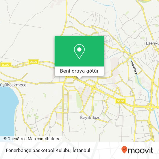 Fenerbahçe basketbol Kulübü harita