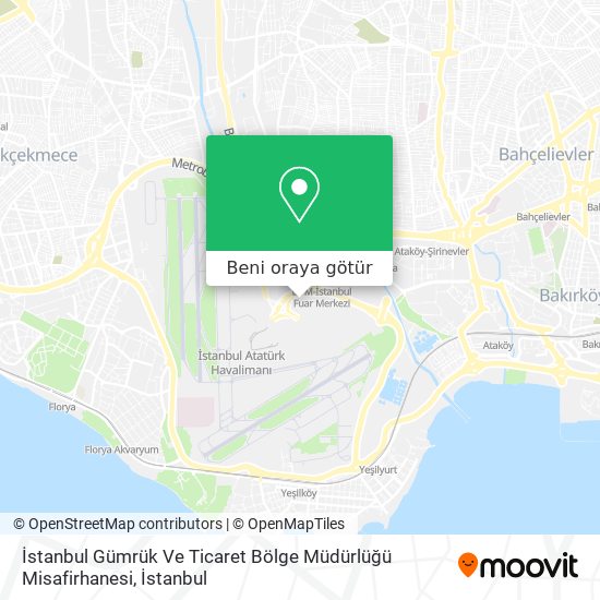 İstanbul Gümrük Ve Ticaret Bölge Müdürlüğü Misafirhanesi harita