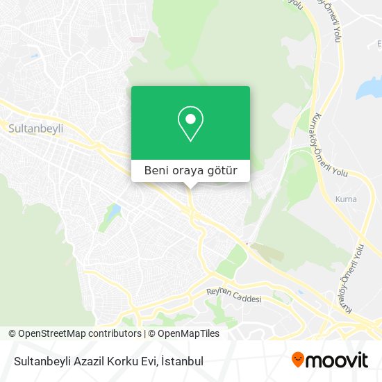 Sultanbeyli Azazil Korku Evi harita
