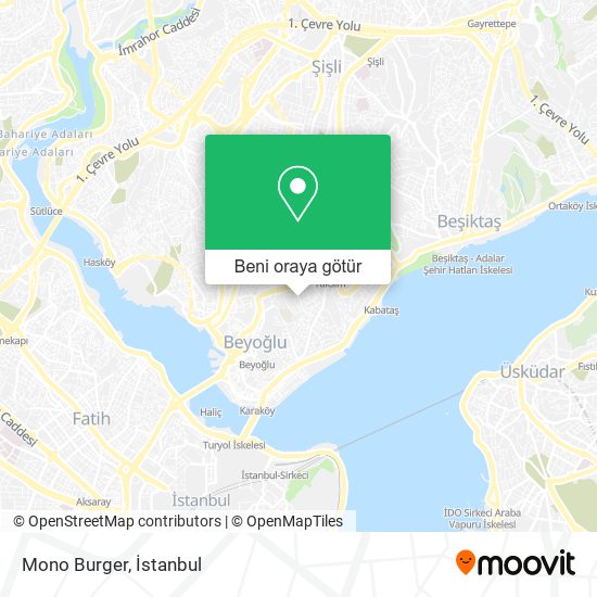 Mono Burger harita