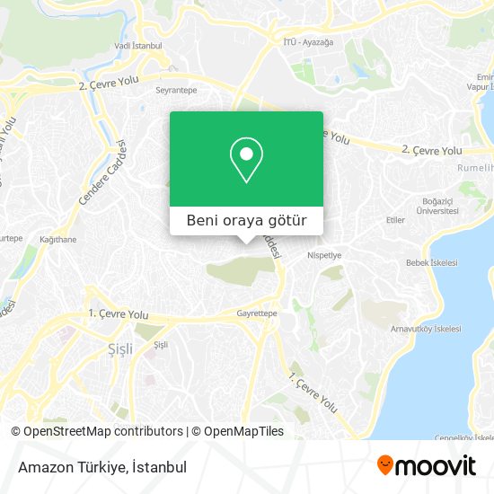 Amazon Türkiye harita