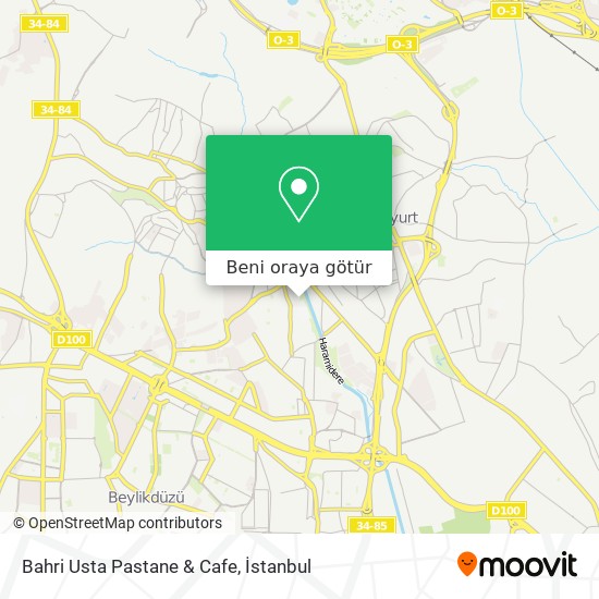 Bahri Usta Pastane & Cafe harita