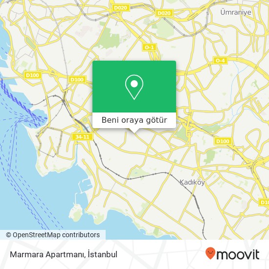 Marmara Apartmanı harita