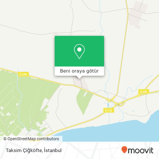 Taksim Çiğköfte harita