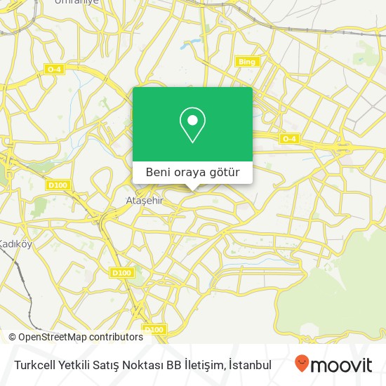 Turkcell Yetkili Satış Noktası BB İletişim harita