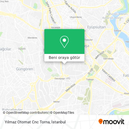 Yılmaz Otomat Cnc Torna harita