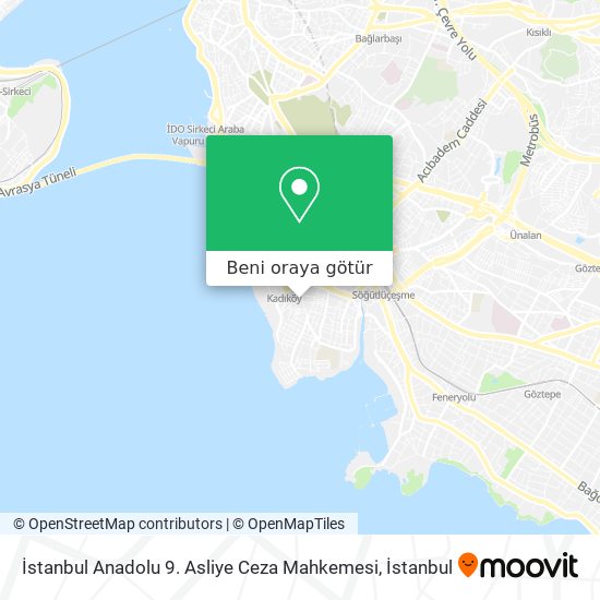 İstanbul Anadolu 9. Asliye Ceza Mahkemesi harita