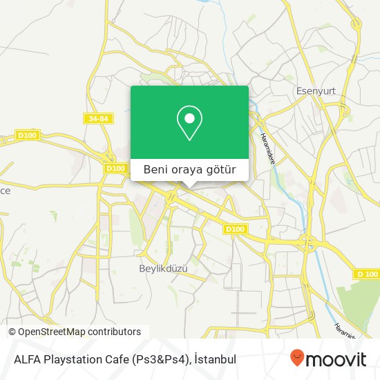 ALFA Playstation Cafe (Ps3&Ps4) harita