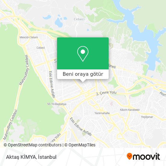 Aktaş KİMYA harita