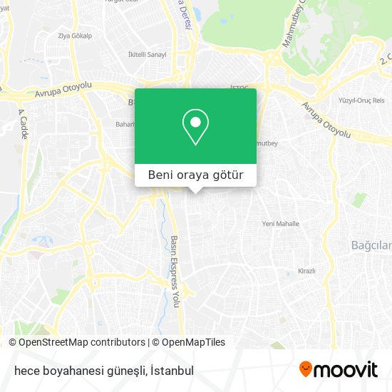 hece boyahanesi güneşli harita