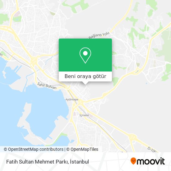 Fatih Sultan Mehmet Parkı harita