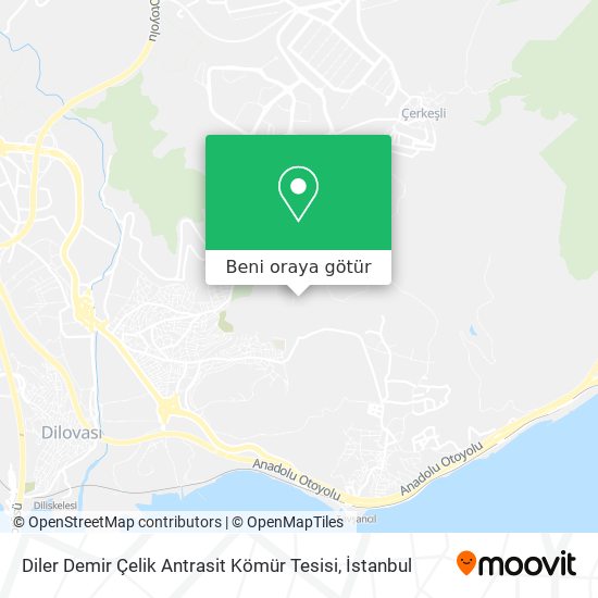Diler Demir Çelik Antrasit Kömür Tesisi harita