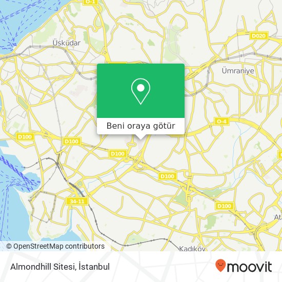 Almondhill Sitesi harita