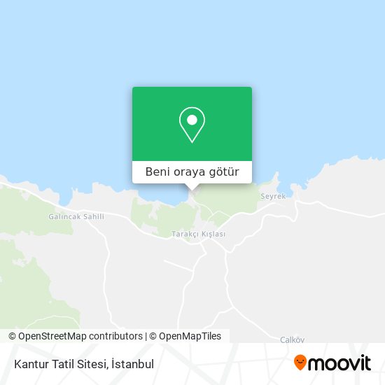 Kantur Tatil Sitesi harita