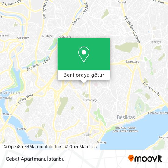 Sebat Apartmanı harita
