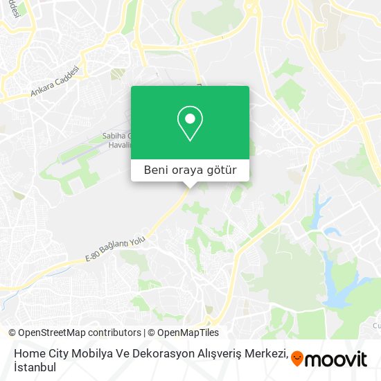 Home City Mobilya Ve Dekorasyon Alışveriş Merkezi harita