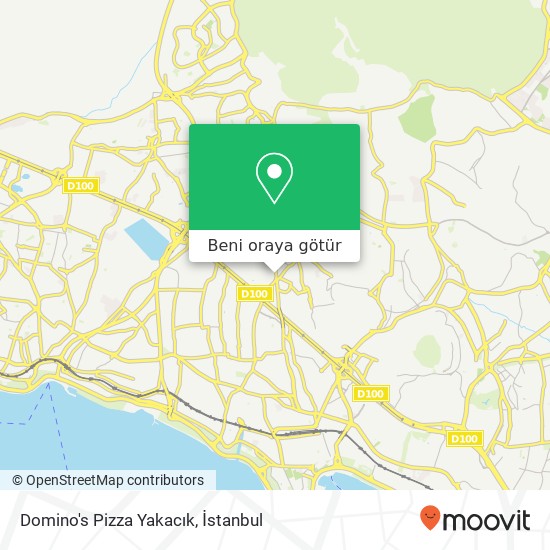 Domino's Pizza Yakacık harita