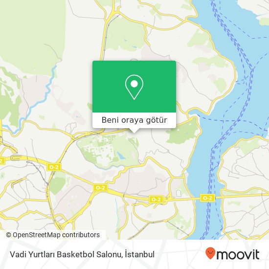 Vadi Yurtları Basketbol Salonu harita