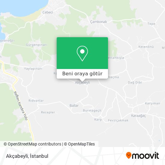 Akçabeyli harita