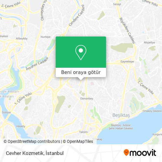 Cevher Kozmetik harita