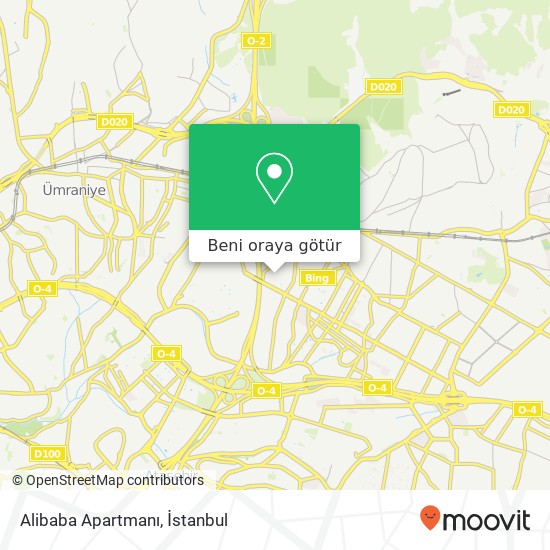 Alibaba Apartmanı harita