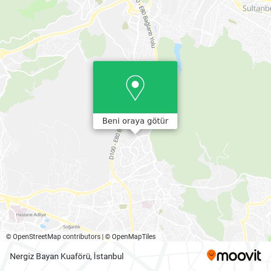 Nergiz Bayan Kuaförü harita