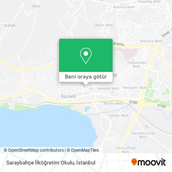 Saraybahçe İlköğretim Okulu harita