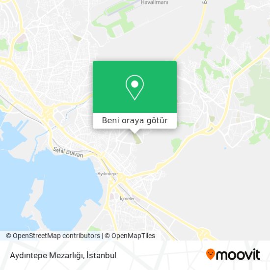 Aydıntepe Mezarlığı harita