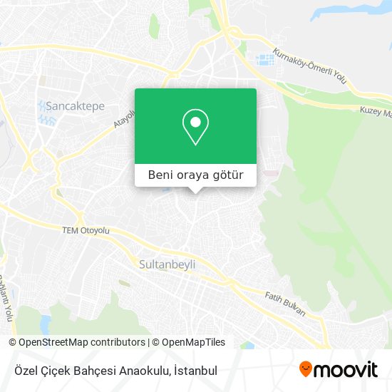 Özel Çiçek Bahçesi Anaokulu harita