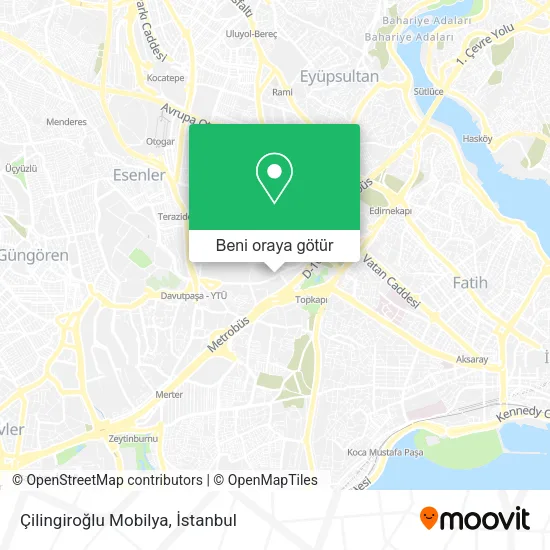 Çilingiroğlu Mobilya harita