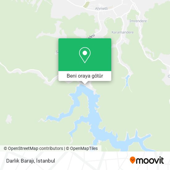 Darlık Barajı harita