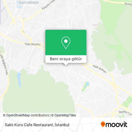 Saklı Koru Cafe Restaurant harita