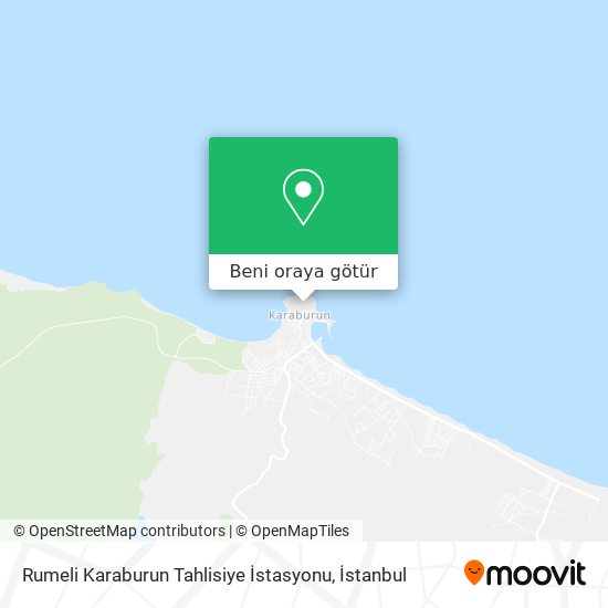 Rumeli Karaburun Tahlisiye İstasyonu harita