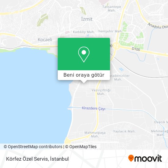 Körfez Özel Servis harita