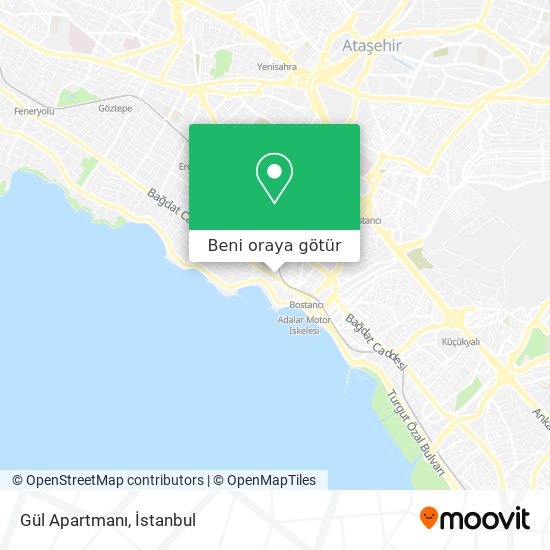 Gül Apartmanı harita