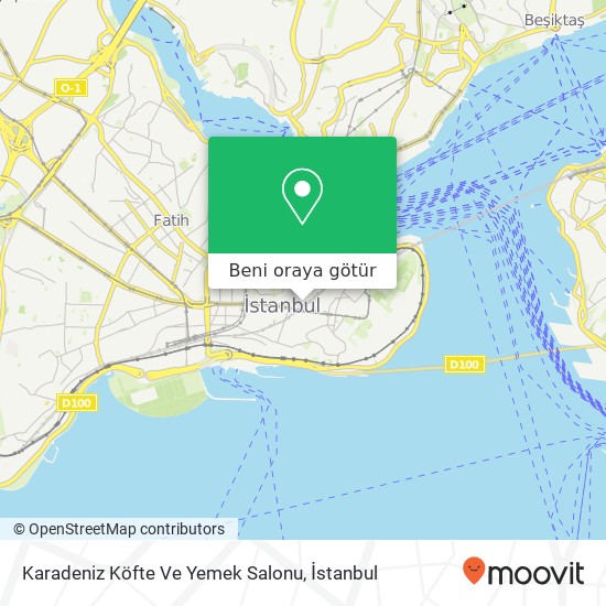 Karadeniz Köfte Ve Yemek Salonu harita