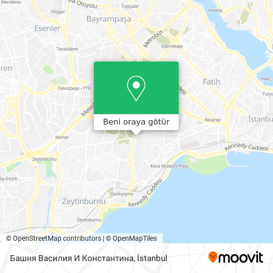 Башня Василия И Константина harita