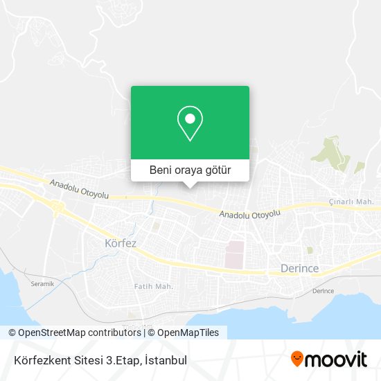 Körfezkent Sitesi 3.Etap harita