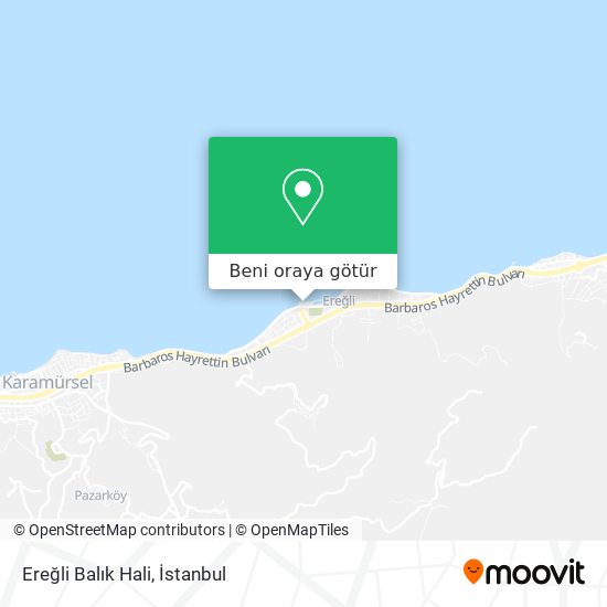 Ereğli Balık Hali harita