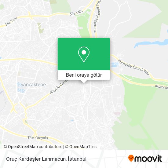 Oruç Kardeşler Lahmacun harita